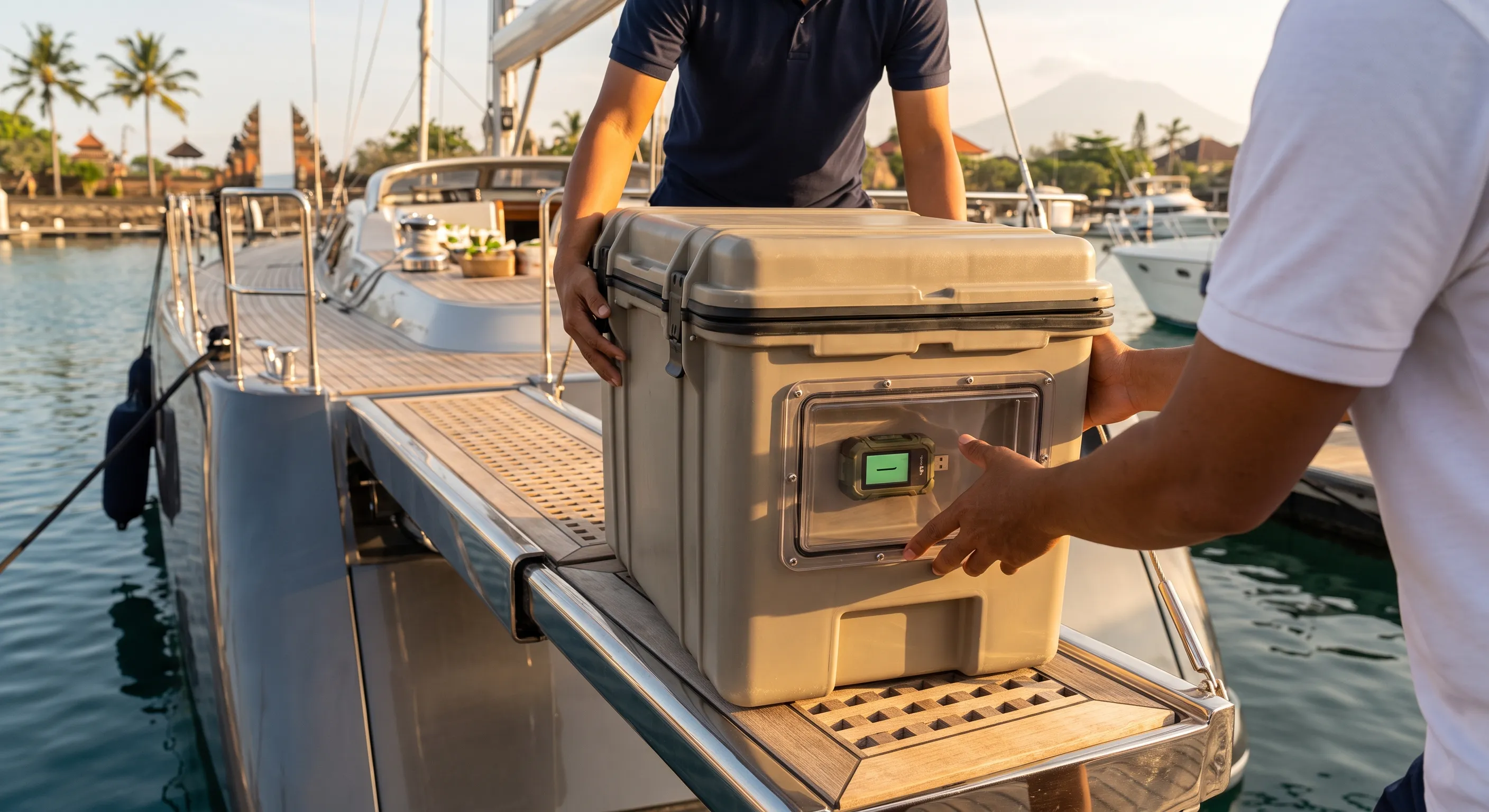 Refrigerated transport / dockside delivery